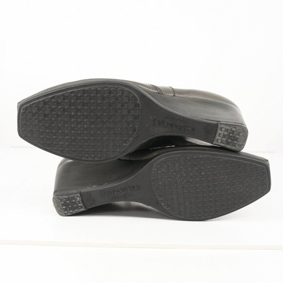 Hispanitas Glove Grey Leather Square Toe Wedge Women's Ankle Boots Shoes Sz 40 - Picture 8 of 14